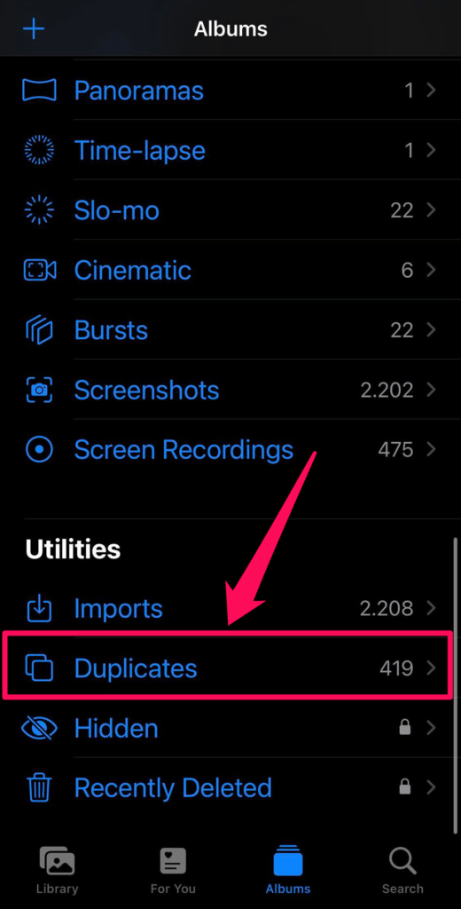 duplicate photos on iphone