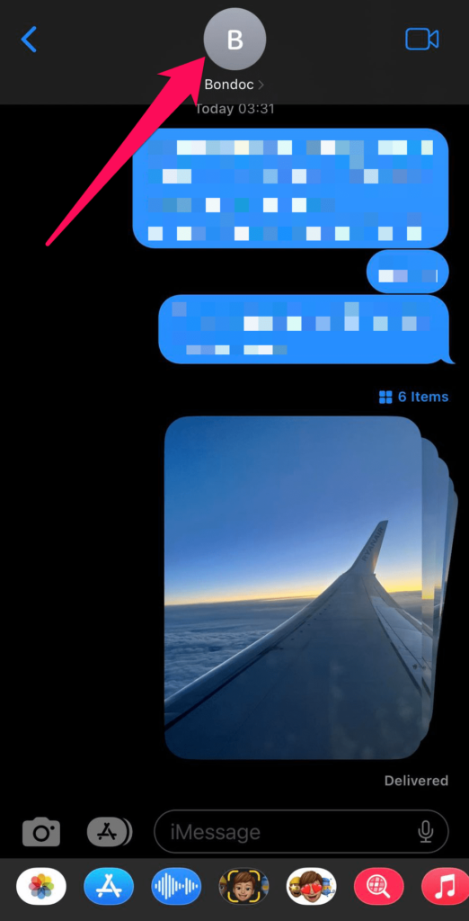 Contact Info on iPhone