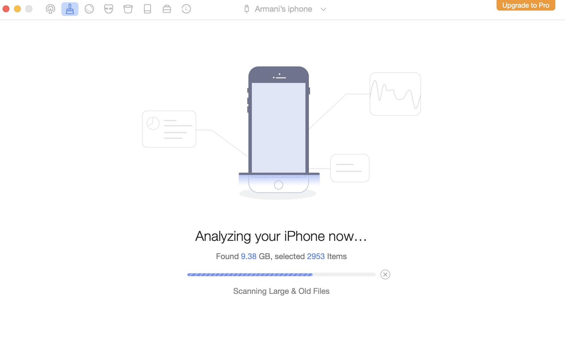 imobie scanning interface