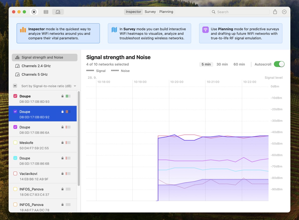 netspot network connection inspection