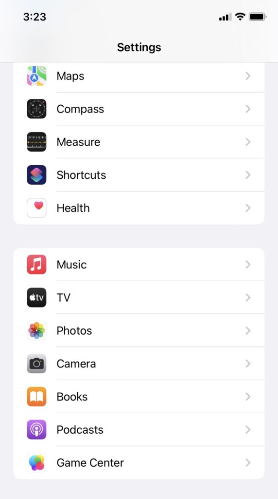 Optimize storage open settings