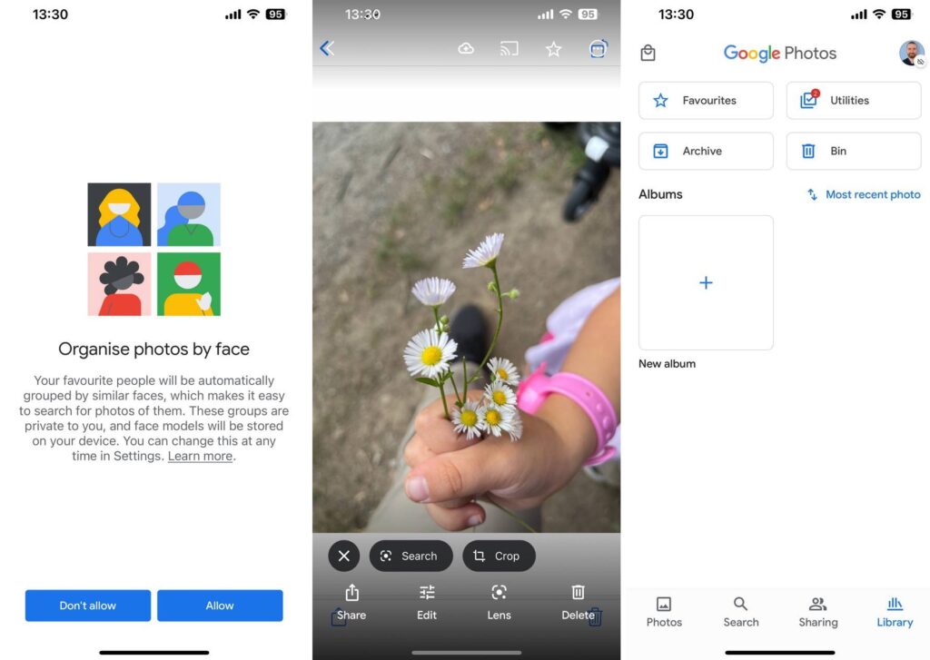 google photos screenshots