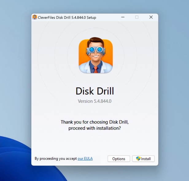 disk drill windows 11 installation