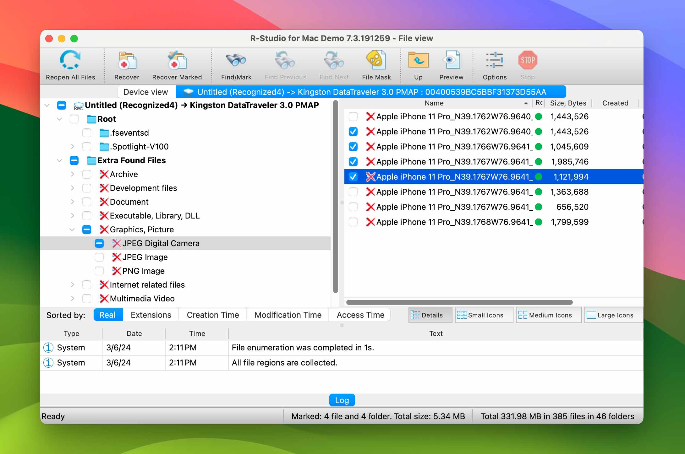 Visual representation of R-Studio, a suitable Recuva substitute for Mac users