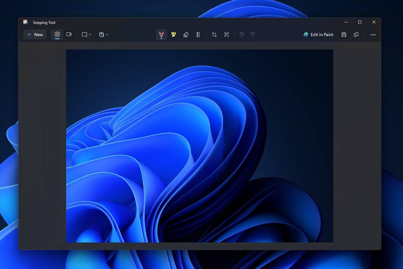 Snipping Tool in Windows 11