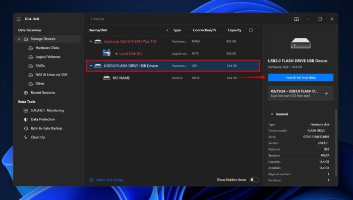 Scan Flash Drive How to Recover Data From USB Drive That's Not Recognized