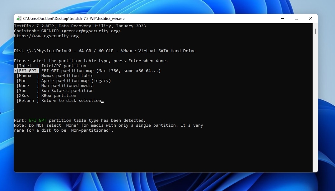 TestDisk