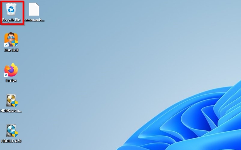 Windows Desktop Recycle Bin