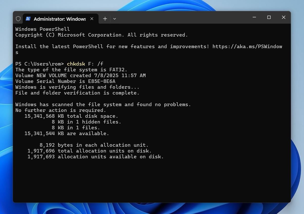 CHKDSK