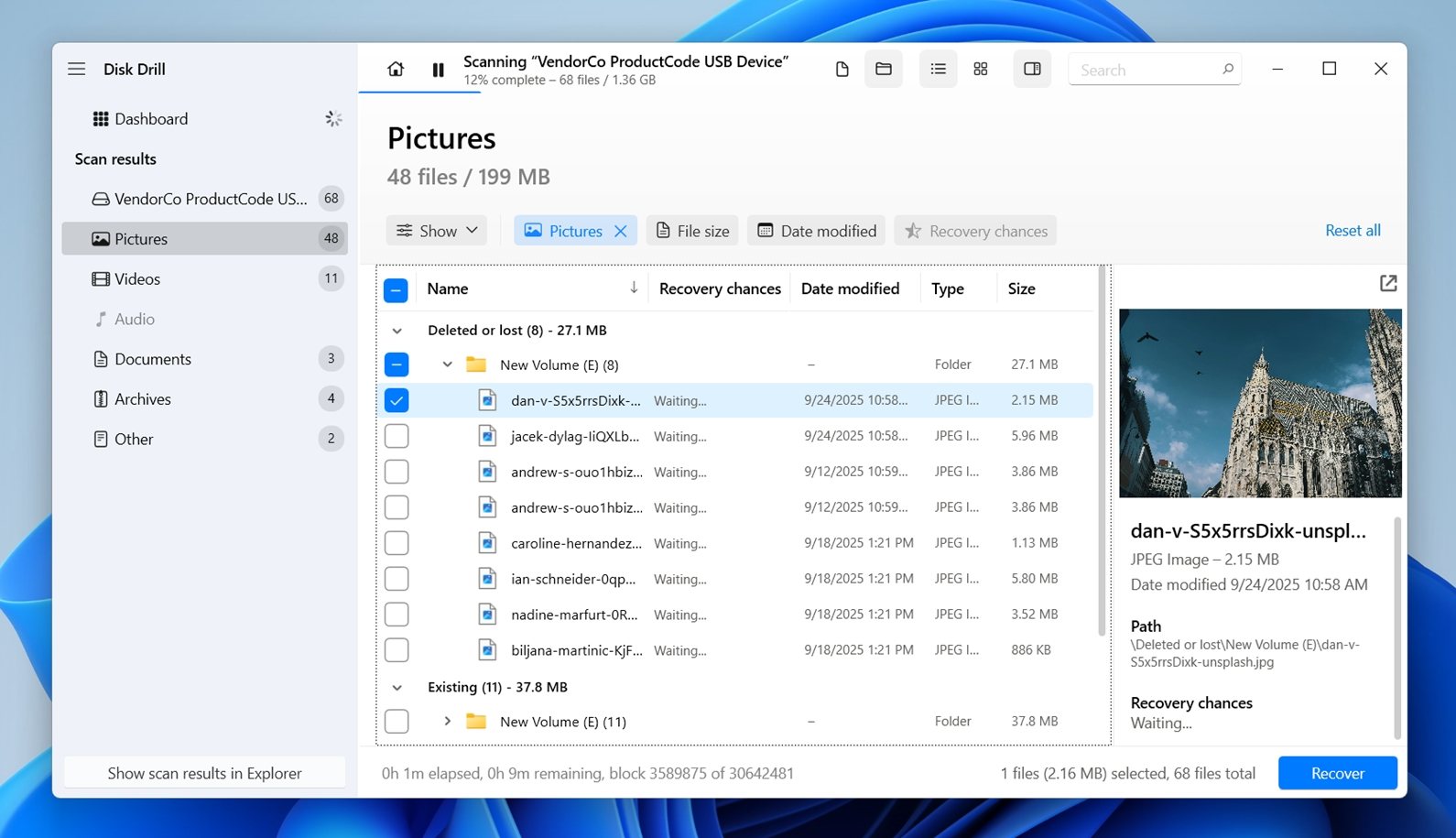 Disk Drill can preview almost any file type