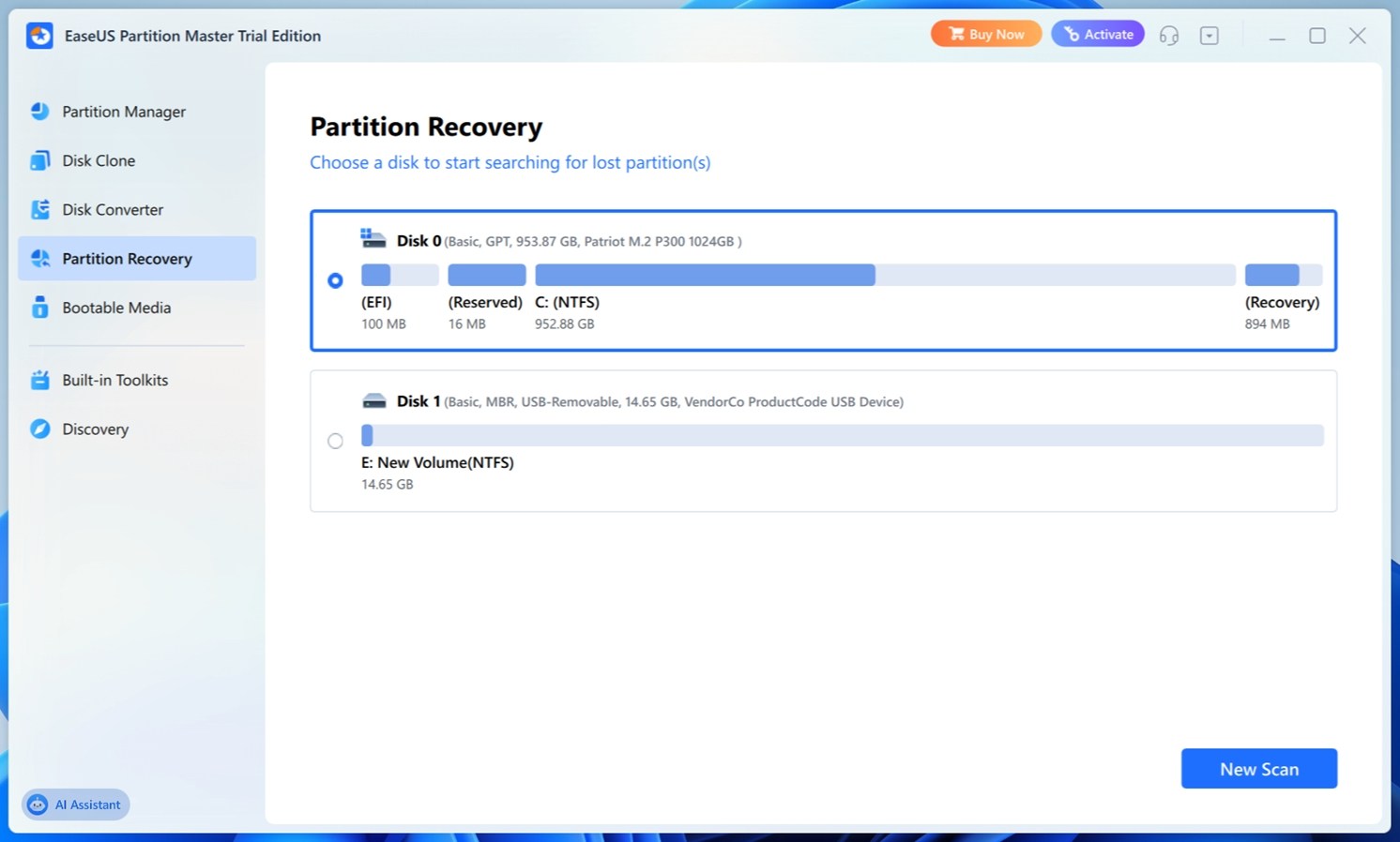 EaseUS Partition Master