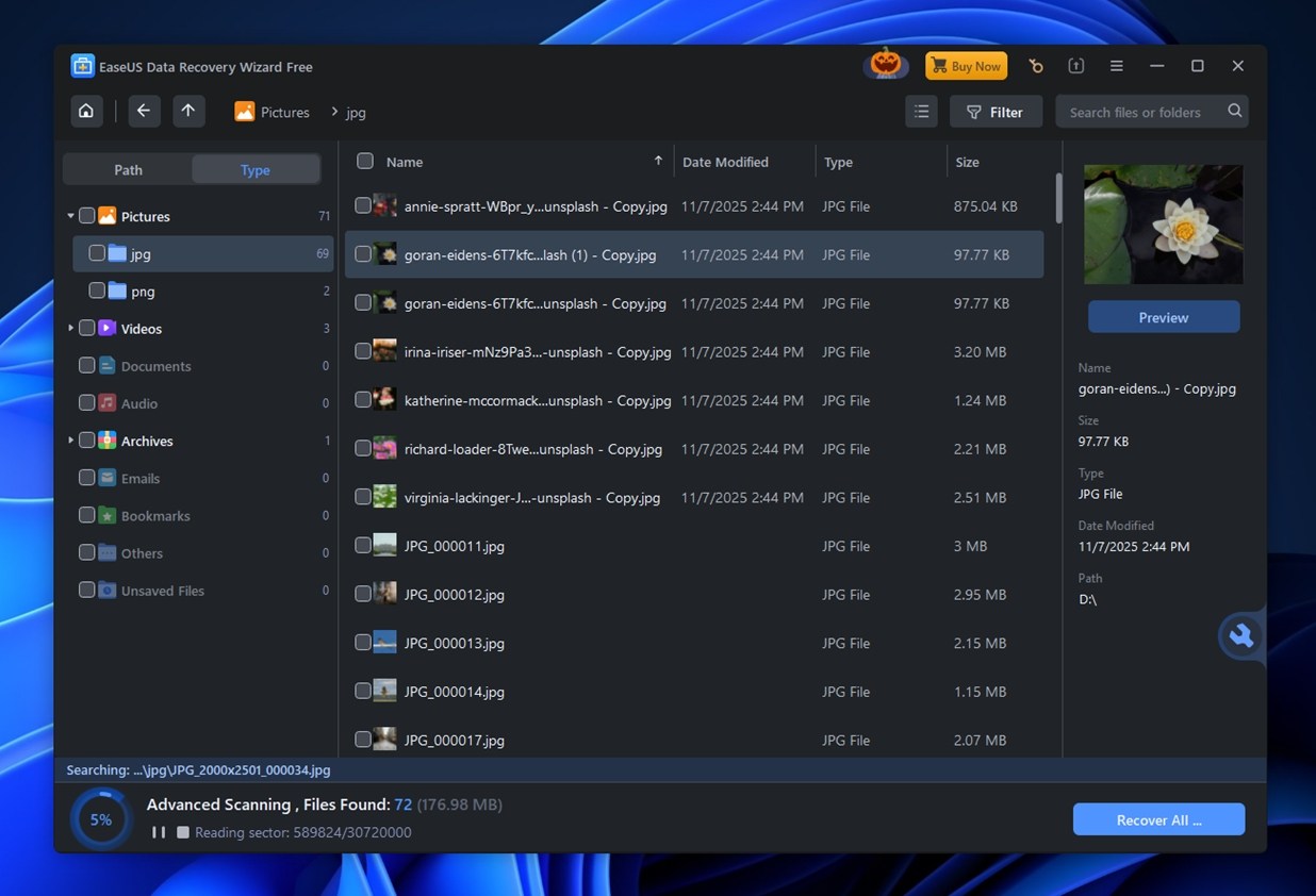 EaseUS Data Recovery Wizard