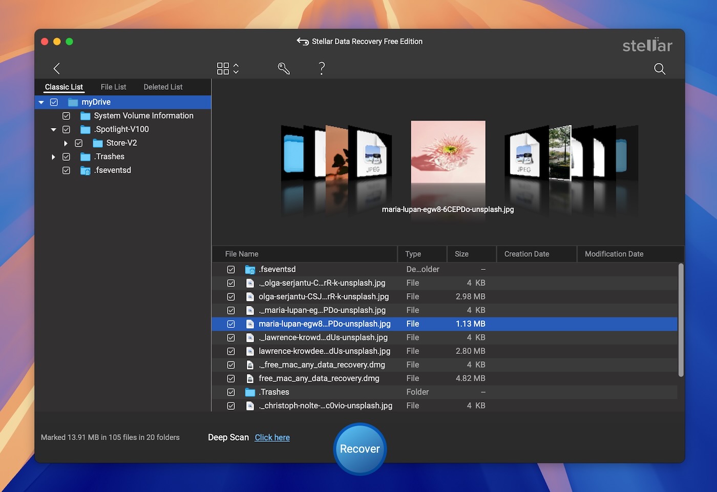 Stellar Data Recovery for Mac