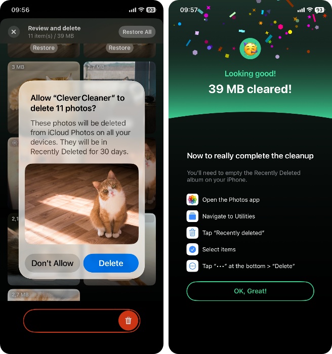 Slide the red button