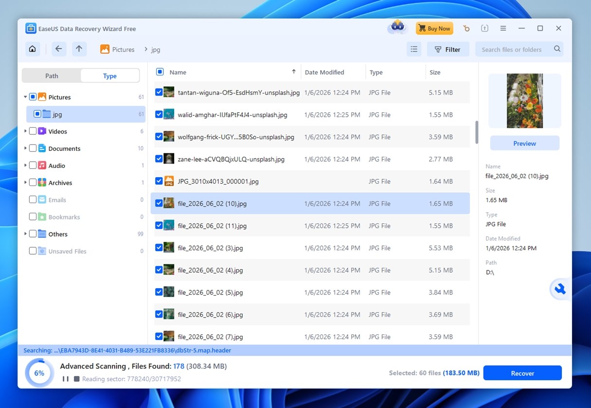 EaseUS Data Recovery