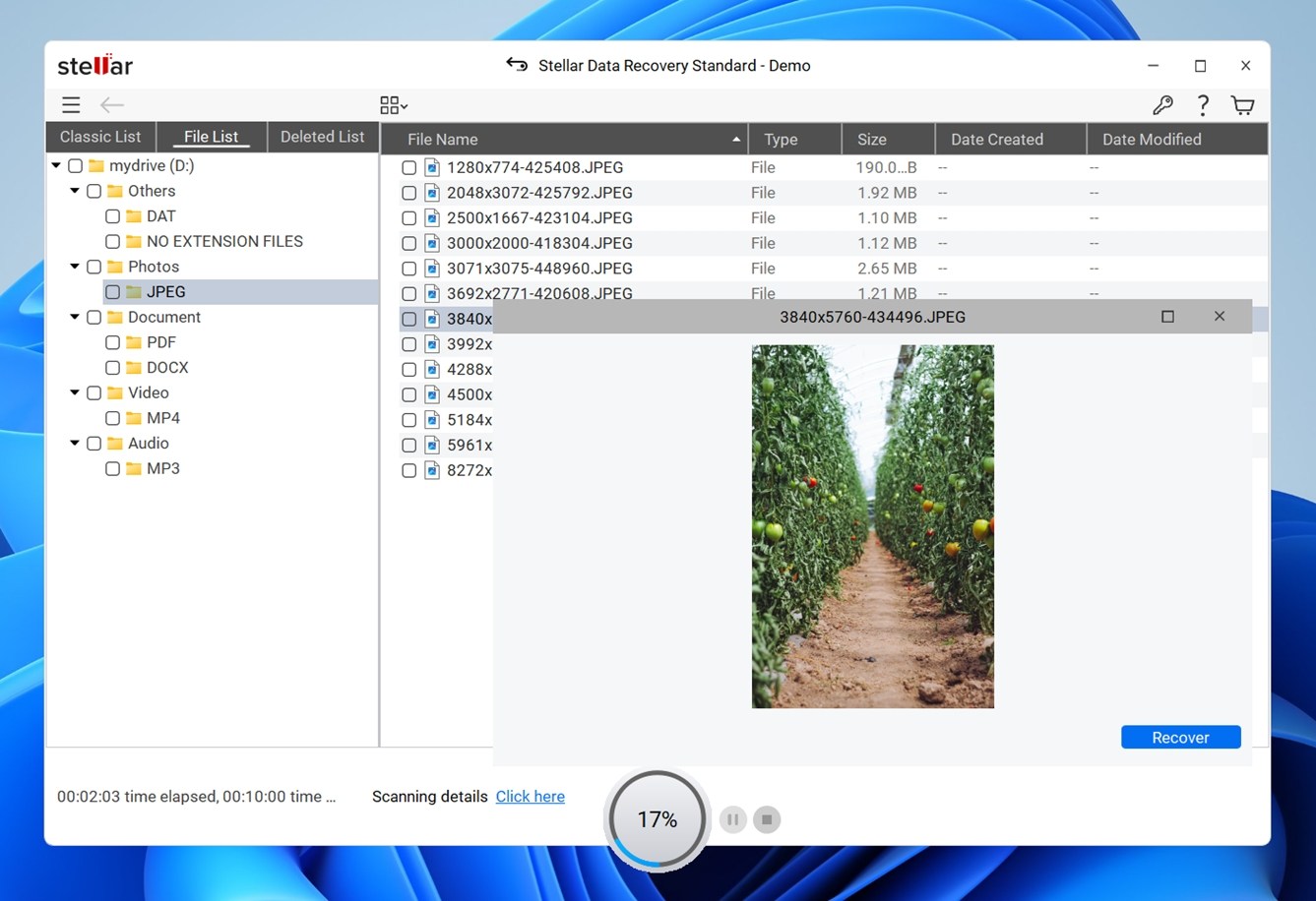 Stellar Data Recovery