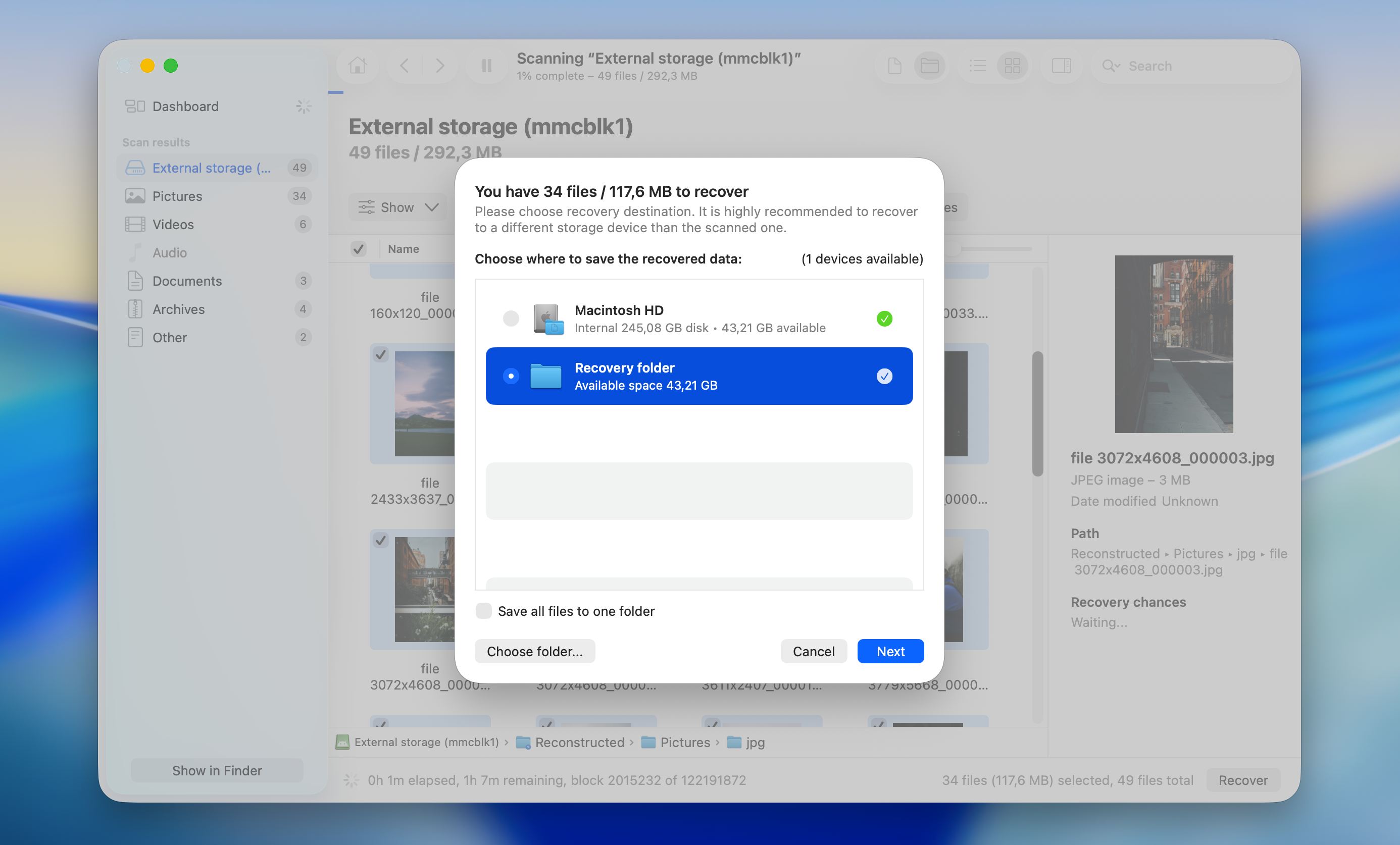 Disk Drill Mac recover