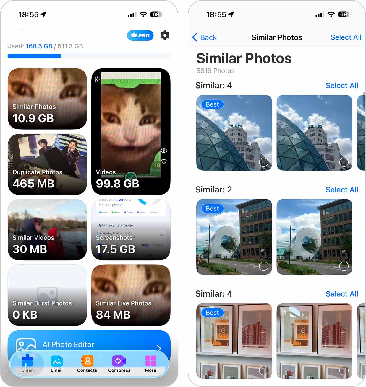 Cleaner Neat: Clean Up Storage