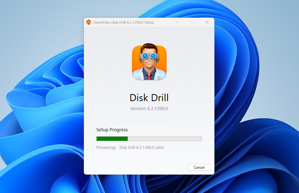 Disk Drill installation