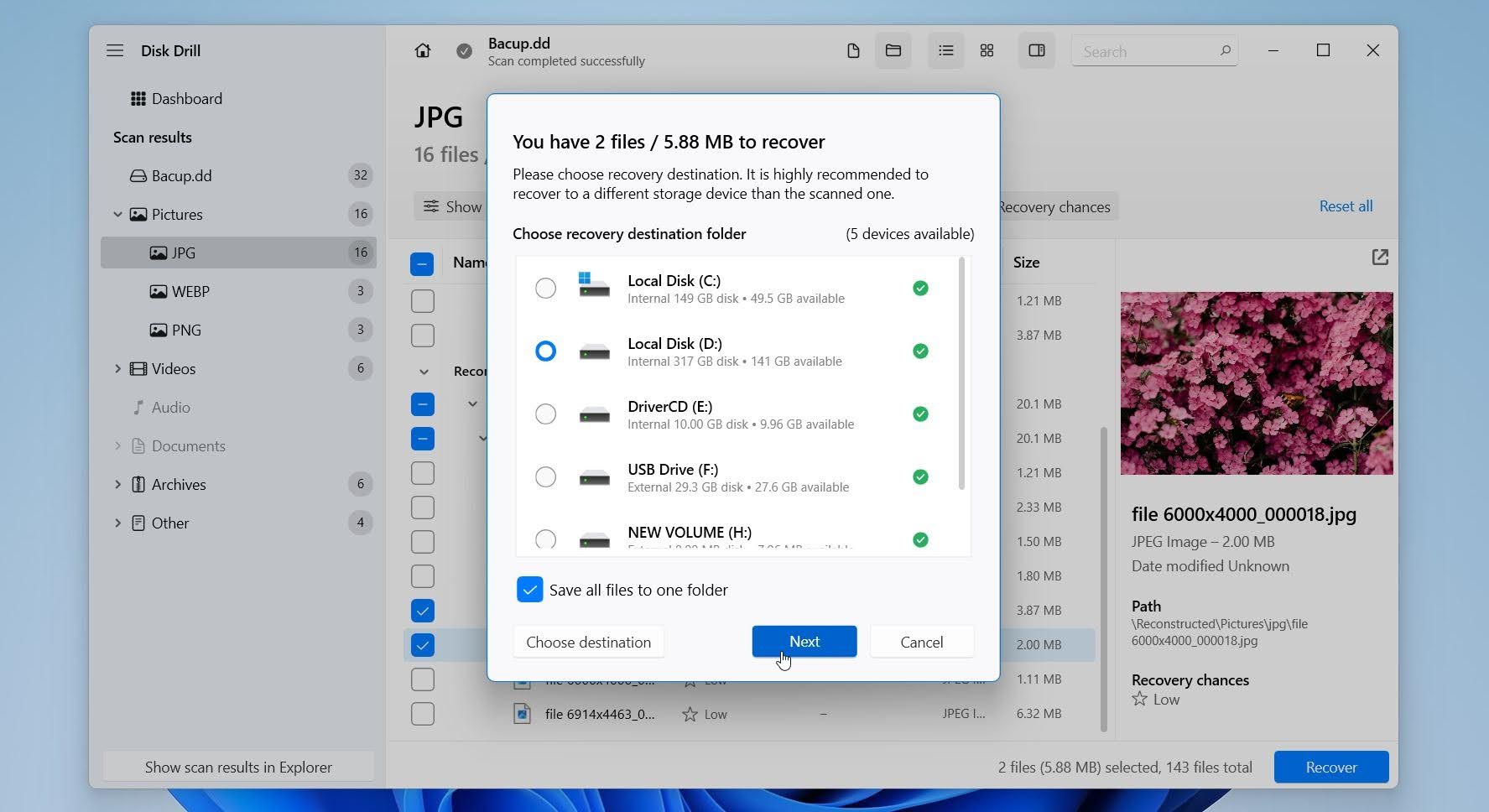 Disk Drill recover