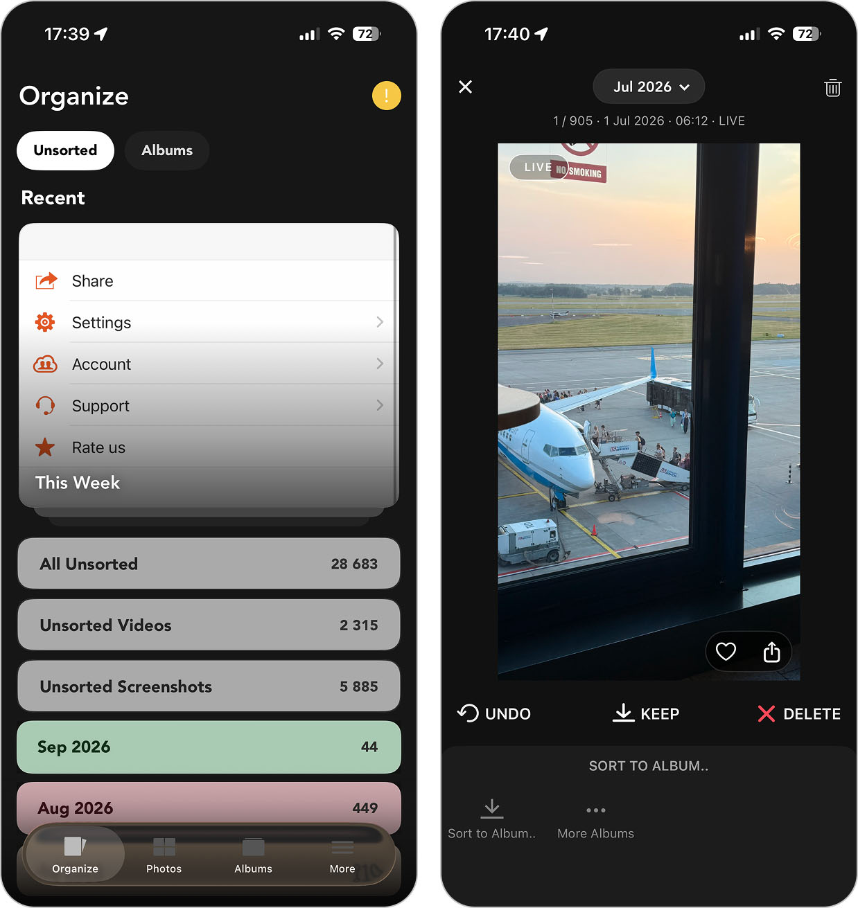 Slidebox: Photo Cleaner App
