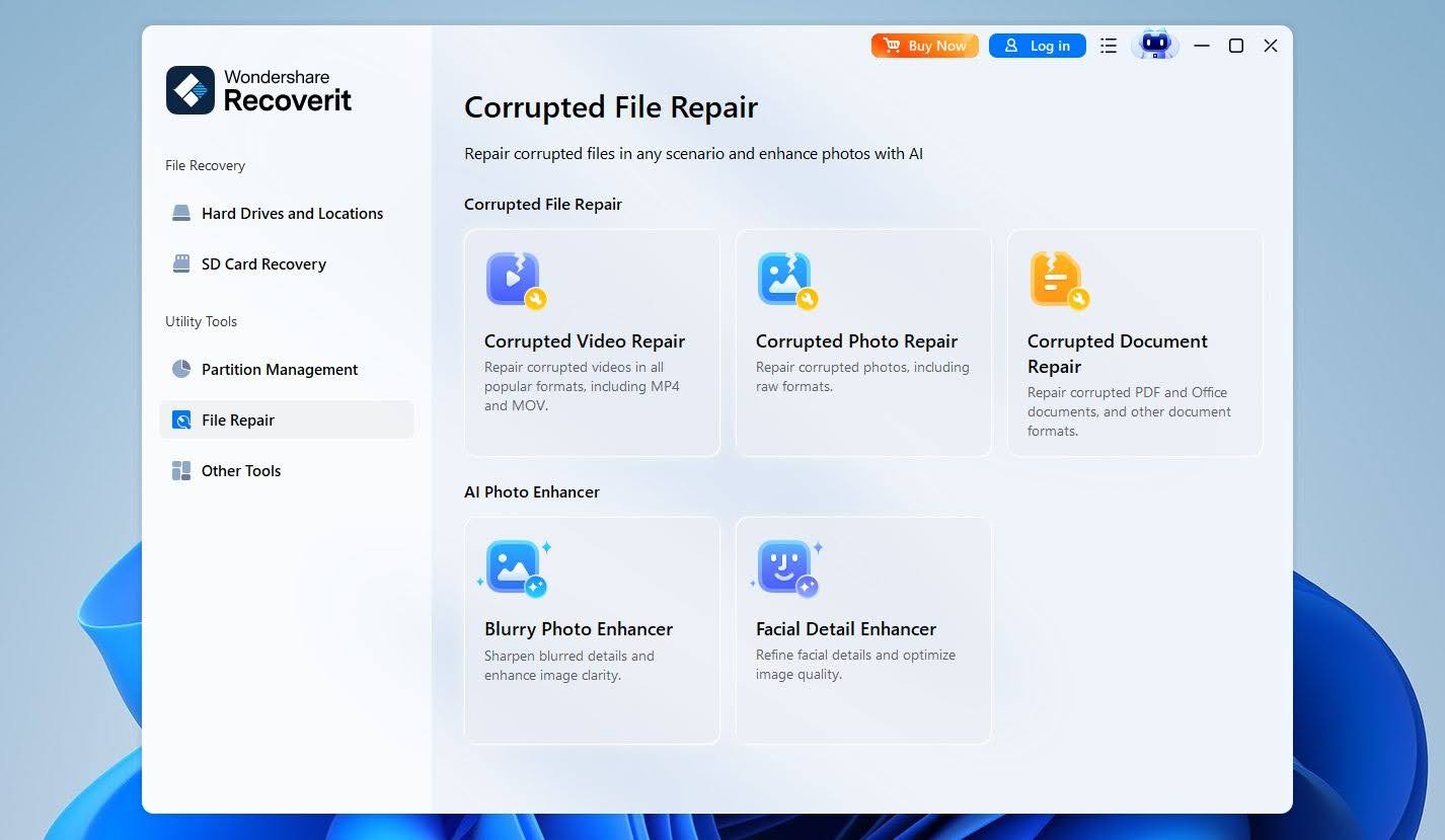 Photo and video recovery tools