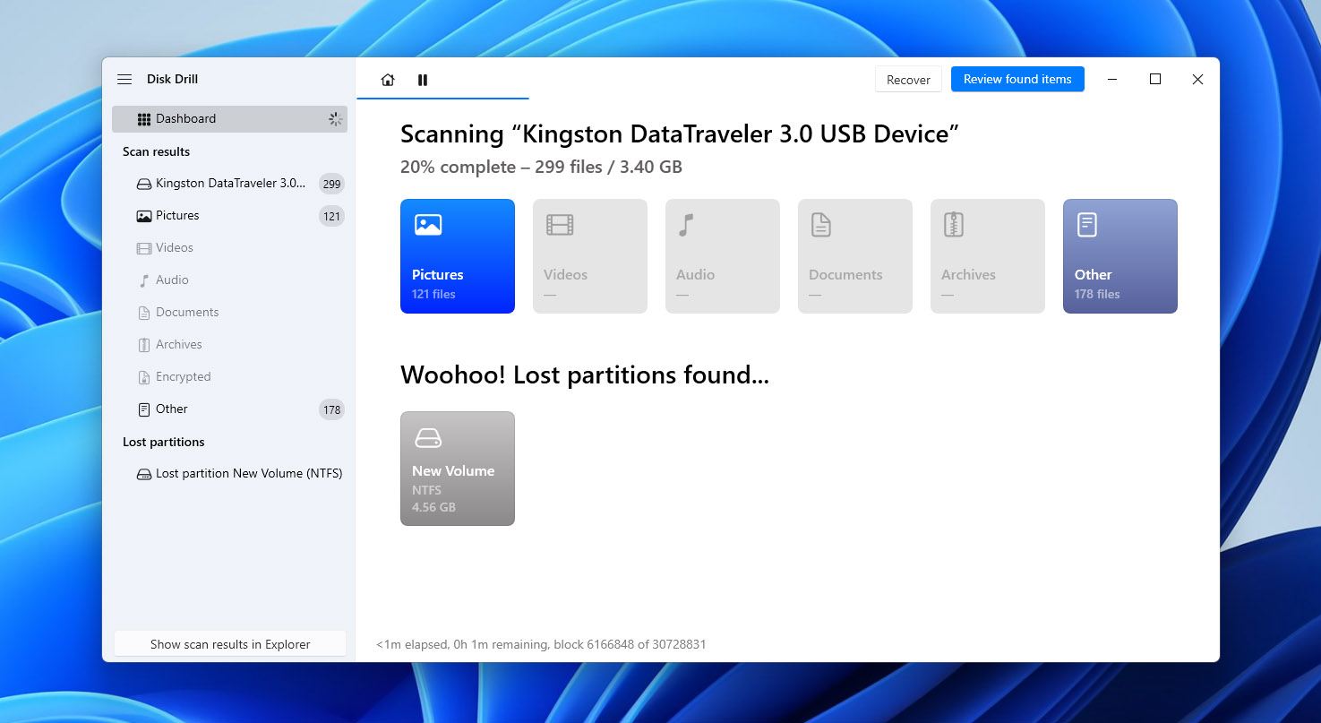 scanning sd card from canon in disk drill
