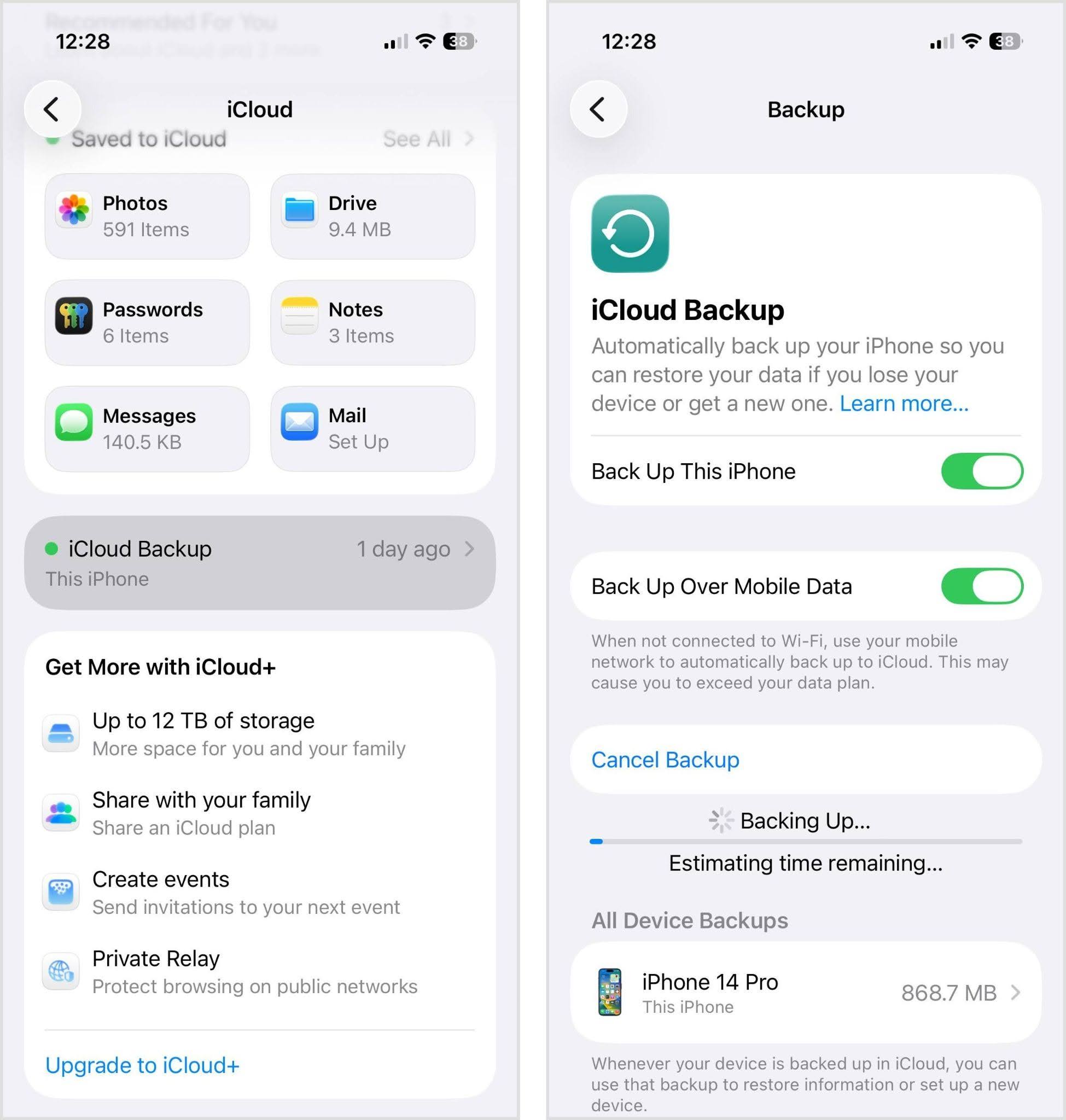 Backup your phone