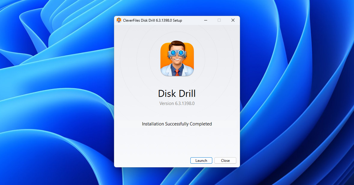 install disk drill on windows